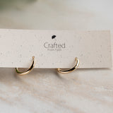 Gold Thin Huggy Hoops