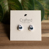 Bookworm Boo Studs