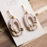 Geode Pumpkin Dangles