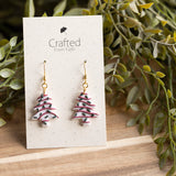 Christmas Tree Cake Earrings