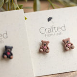 Cuddle Bear Cutie Studs