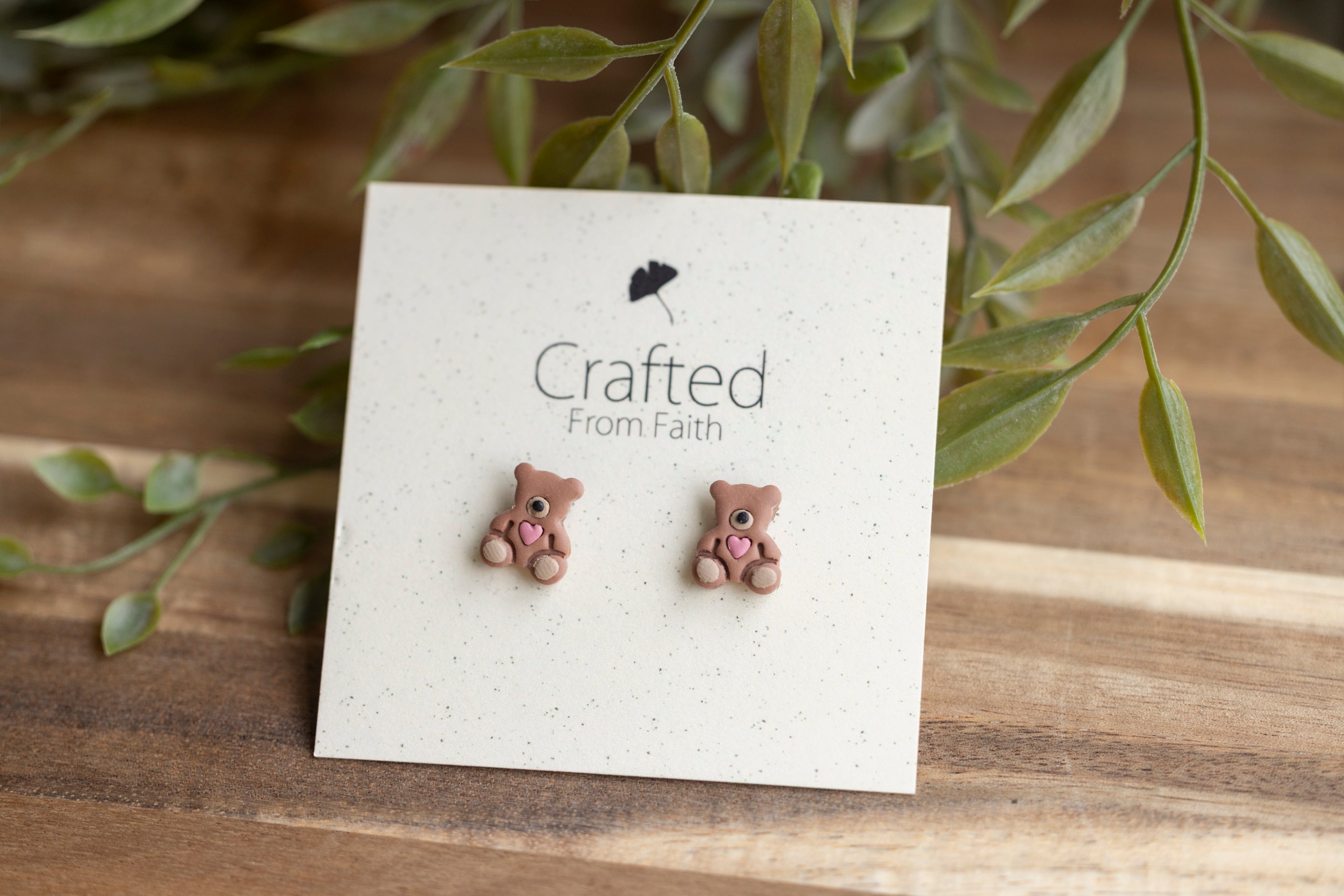 Cuddle Bear Cutie Studs