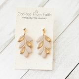 Gold Fern Dangles