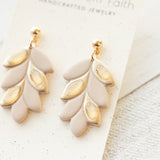 Gold Fern Dangles