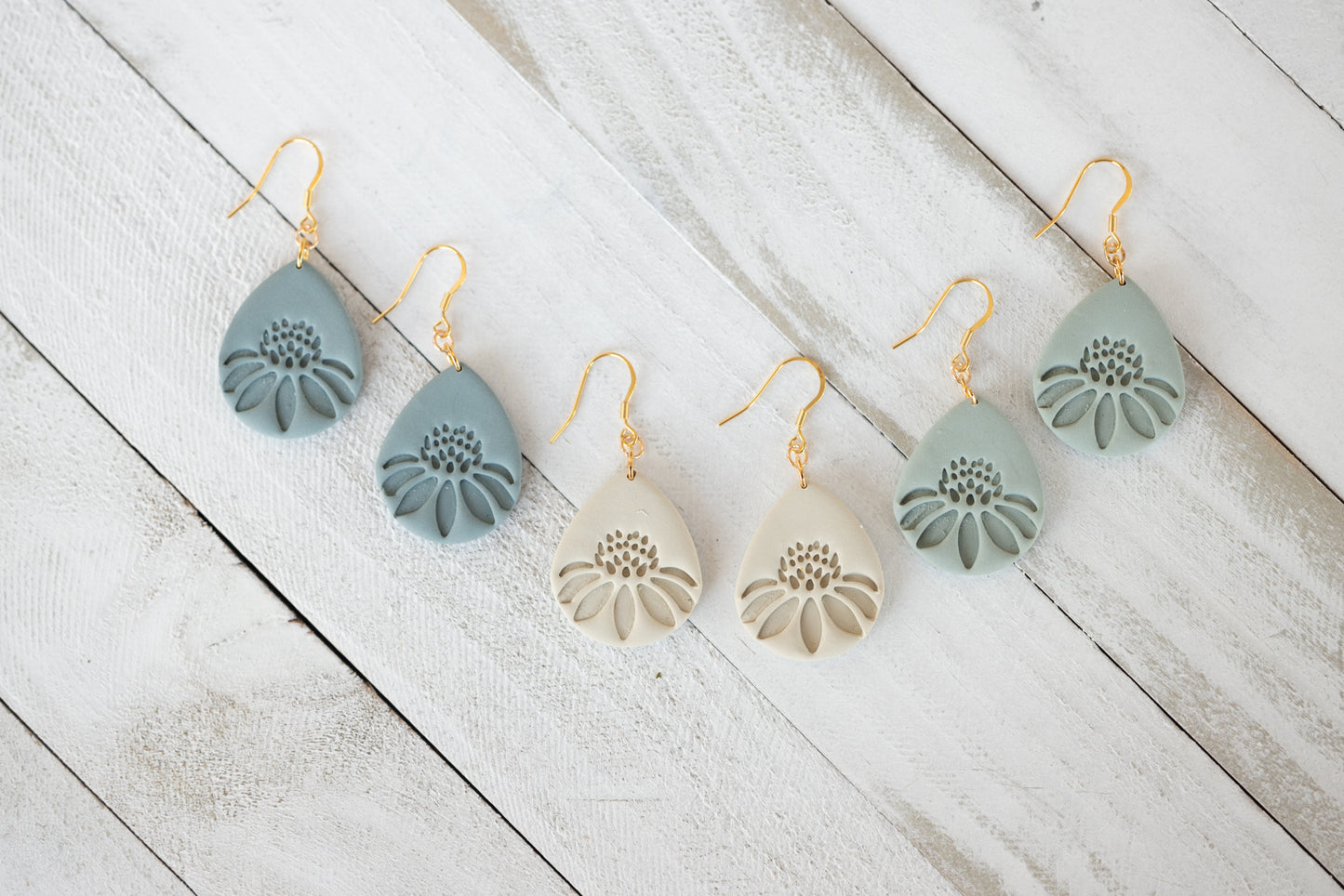 Daisy Teardrop Earrings