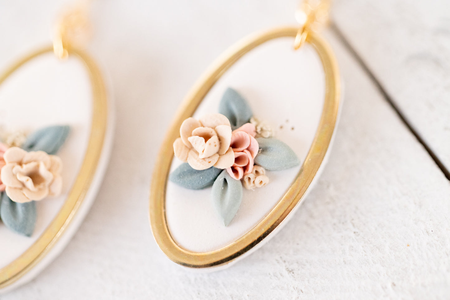 Oval Bouquet Earrings